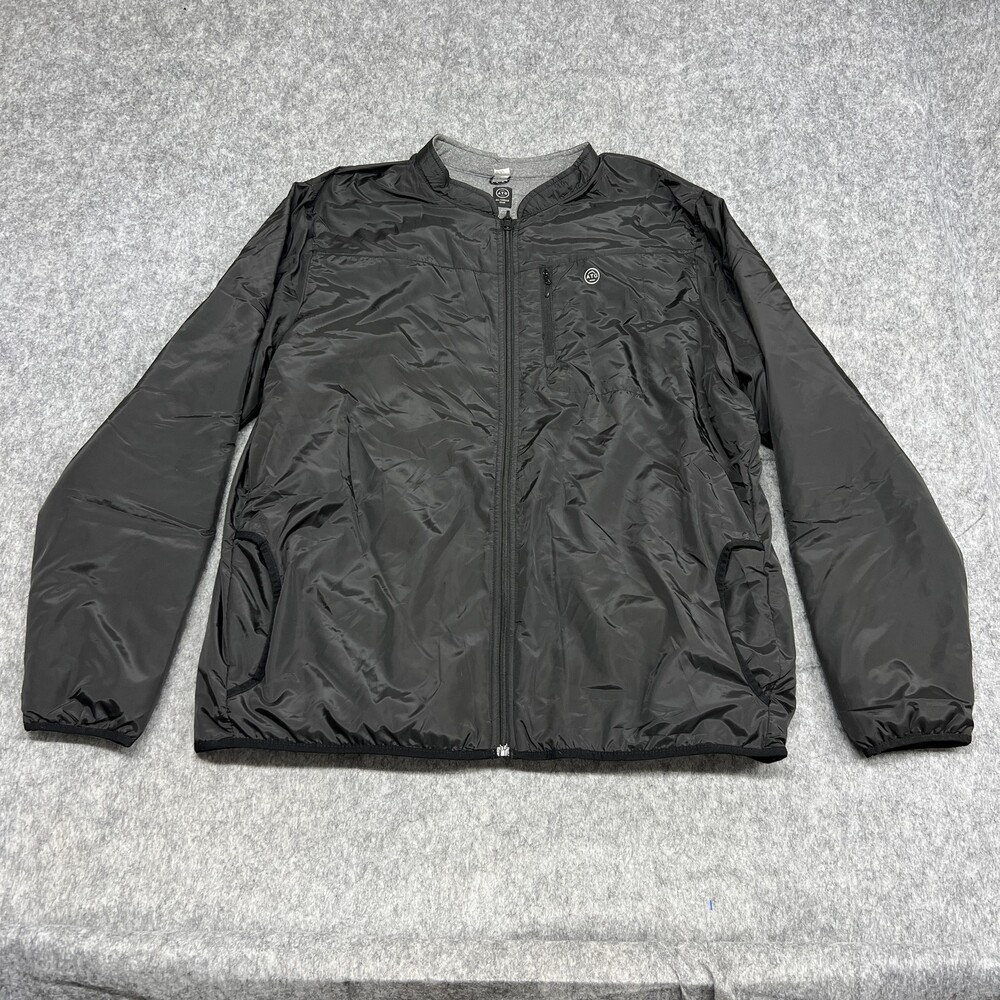 ATG All Terrain Gear Jacket Mens XL Reversible Lightweight Outdoor Zip Packable